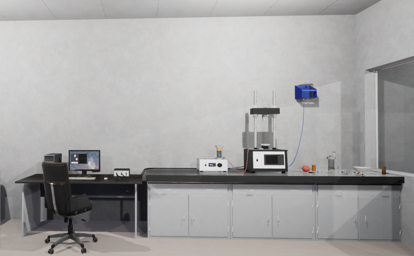 Virtual laboratory workbench and equipment